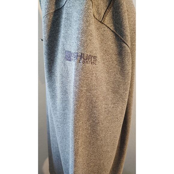 Pebble Beach Men's Gray Performance 1/4 Zip Long Sleeve Size XXL Golf FLAW NAME - Picture 5 of 16